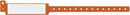 Medical Id Solutions Insert Vinyl Wristbands  , Adult, 12", Insert Vinyl, Custom Printed, Orange