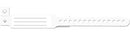 Medical Id Solutions Insert Vinyl Wristbands  , Infant, Insert Vinyl, Custom Printed, White, 250