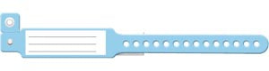 Medical Id Solutions Insert Vinyl Wristbands  , Infant, Insert Vinyl, Custom Printed, Blue, 250/