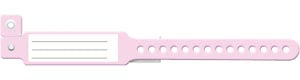 WRISTBAND INFANT VINYL INSERTPINK 250/BX