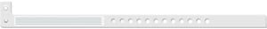 Medical Id Solutions Insert Vinyl Wristbands  , L-Shape, Insert Vinyl, Custom Printed, Clear, 50