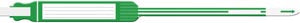 Medical Id Solutions Self Adhesion Insert Wristbands - Tri-Laminate  Adult , Insert, Self Adhesion, Tri-Laminate, Green
