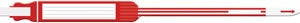 Medical Id Solutions Self Adhesion Insert Wristbands - Tri-Laminate  Adult , Insert, Self Adhesion, Tri-Laminate, Red,