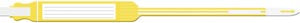 Medical Id Solutions Self Adhesion Insert Wristbands - Tri-Laminate  Adult , Insert, Self Adhesion, Tri-Laminate, Yello