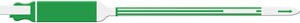 Medical Id Solutions Self Adhesion Wristbands - Write-On  Adhesion, Custom Printed, Green, 250/bx