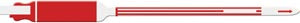Medical Id Solutions Self Adhesion Wristbands - Write-On  Adhesion, Custom Printed, Red, 250/bx