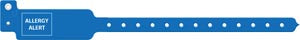 Medical Id Solutions Tri-Laminate Alert Wristbands  Adult/ Pediatric, 10", Tri-Laminate, Allergy Alert