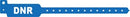 Medical Id Solutions Tri-Laminate Alert Wristbands  Adult/ Pediatric, Tri-Laminate, DNR, Blue, 500/bx