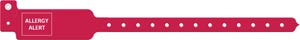 Medical Id Solutions Tri-Laminate Alert Wristbands  Adult/ Pediatric, 10", Tri-Laminate, Allergy Alert