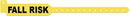 Medical Id Solutions Tri-Laminate Alert Wristbands  Adult, Tri-Laminate, Fall Risk, Yellow, 500/bx