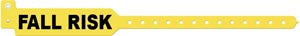 Medical Id Solutions Tri-Laminate Alert Wristbands  Adult, Tri-Laminate, Fall Risk, Yellow, 500/bx