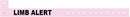 Medical Id Solutions Tri-Laminate Alert Wristbands  L Shape, Tri-Laminate, Limb Alert, Pink, 500/bx