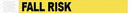 Medical Id Solutions Tyvek Wristbands  Tyvek , 1", Fall Risk, Yellow, 1000/bx