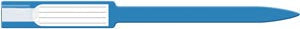 Medical Id Solutions 10" Self Adhesion Insert Wristbands - Soft Vinyl  Sealing, Custom Printed, Blue, 250/bx