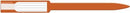 Medical Id Solutions 10" Self Adhesion Insert Wristbands - Soft Vinyl  Sealing, Custom Printed, Orange, 250/bx