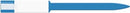 Medical Id Solutions 10" Soft Vinyl Wristband - Imprinter  Adhesion, Custom Printed, Blue, 250/bx