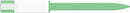 Medical Id Solutions 10" Soft Vinyl Wristband - Imprinter  Adhesion, Custom Printed, Green, 250/bx