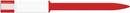 Medical Id Solutions 10" Soft Vinyl Wristband - Imprinter  Adhesion, Custom Printed, Red, 250/bx