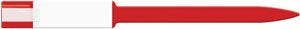 Medical Id Solutions 10" Soft Vinyl Wristband - Imprinter  Adhesion, Custom Printed, Red, 250/bx