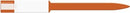Medical Id Solutions 10" Soft Vinyl Wristband - Imprinter  Adhesion, Custom Printed, Orange, 250/bx