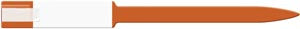 Medical Id Solutions 10" Soft Vinyl Wristband - Imprinter  Adhesion, Custom Printed, Orange, 250/bx