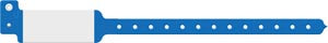 Medical Id Solutions 10" Tri-Laminate Wristband - Imprinter  Tri-Laminate, Custom Printed, Blue, 500/bx