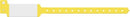 Medical Id Solutions 10" Tri-Laminate Wristband - Imprinter  Tri-Laminate, Custom Printed, Yellow, 500/bx