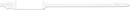Medical Id Solutions 10" Tri-Laminate Wristband - Imprinter  Tri-Laminate, Self Adhesion, White, 250/bx