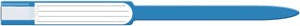 Medical Id Solutions 12" Self Adhesion Insert Wristbands - Soft Vinyl  Custom Printed, Blue, 250/bx