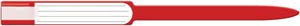 Medical Id Solutions 12" Self Adhesion Insert Wristbands - Soft Vinyl  Custom Printed, Red, 250/bx