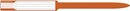 Medical Id Solutions 12" Self Adhesion Insert Wristbands - Soft Vinyl  Sealing, Custom Printed, Orange, 250/bx