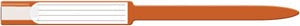 Medical Id Solutions 12" Self Adhesion Insert Wristbands - Soft Vinyl  Sealing, Custom Printed, Orange, 250/bx