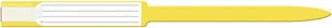 Medical Id Solutions 12" Self Adhesion Insert Wristbands - Soft Vinyl  Sealing, Custom Printed, Yellow, 250/bx