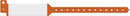 Medical Id Solutions 12" Tri-Laminate Wristband - Imprinter  Adult, Imprinter Tri-Laminate, Orange, 500/bx