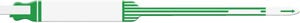 Medical Id Solutions 12" Tri-Laminate Wristband - Imprinter  Adult, Imprinter Tri-Laminate, White, 500/bx