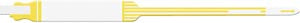 Medical Id Solutions 12" Tri-Laminate Wristband - Imprinter  Adult, Imprinter Tri-Laminate, Self Adhesion, Yell