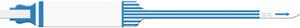 Medical Id Solutions 12" Tri-Laminate Wristband - Imprinter  Adult, Imprinter Tri-Laminate, Yellow, 500/bx