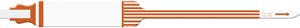 Medical Id Solutions 12" Tri-Laminate Wristband - Imprinter  Adult, Imprinter Tri-Laminate, Custom Printed, Whi