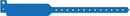 Medical Id Solutions 12" Tri-Laminate Wristband - Write-On  Tri-Laminate, Custom Printed, Blue, 500/bx