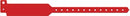 Medical Id Solutions 12" Tri-Laminate Wristband - Write-On  Tri-Laminate, Custom Printed, Red, 500/bx