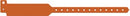 Medical Id Solutions 12" Tri-Laminate Wristband - Write-On  Tri-Laminate, Custom Printed, Orange, 500/bx