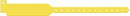 Medical Id Solutions 12" Tri-Laminate Wristband - Write-On  Tri-Laminate, Custom Printed, Yellow, 500/bx