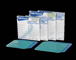 Medicom, Inc. Medicom Dental Dams  Dam, 5" x 5", Thin Gauge, Unscented, Blue, 52bx, 6