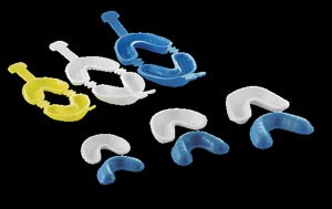 Medicom, Inc. Medicom Denti-Care Disposable Fluoride Gel Trays- Hinged  Tray, Large, 50/bg