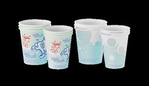Medicom, Inc. Medicom Poly Coated Paper Cups  Cup, 5 oz, Healthy Teeth Design, 100/slv, 10slv/cs