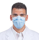 Sultan Com-Fit Super High Filtration Fluid Resistant Masks  High Filtration Ear Loop Mask, Blue, 40/bx