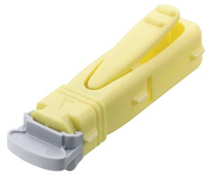 Owen Mumford Unistik 3 Pre-Set Single Use Safety Lancets  Normal, 23G, 1.8mm Penetration Depth, Yellow, 1000