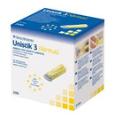 Owen Mumford Unistik 3 Pre-Set Single Use Safety Lancets  Normal, 23G, 1.8mm Penetration Depth, Yellow, 200/