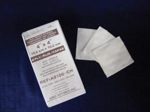 Amd-Medicom Amd Medicom Non-Woven Dressing Sponges  General Usage, 4" x 4", 4 Ply, Non-Sterile, 200/pk