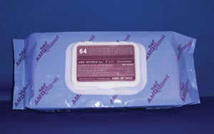 Amd-Medicom Amd Medicom Spunlace Washcloths - Pre-Moistened  Pre-Moistened, 64 wipes per soft pack, 8 pk/cs (10